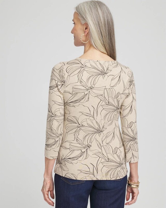 Touch of Cool Square Neck Tee - image 3